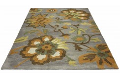 100% wełna gruby dywan z Indii 160x230cm slowers designerski