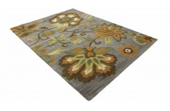 100% wełna gruby dywan z Indii 160x230cm slowers designerski