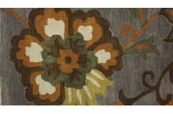 100% wełna gruby dywan z Indii 160x230cm slowers designerski