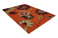 100% wełna gruby dywan z Indii 160x230cm slowers designerski