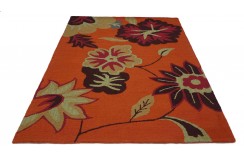 100% wełna gruby dywan z Indii 160x230cm slowers designerski