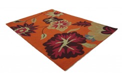 100% wełna gruby dywan z Indii 160x230cm slowers designerski