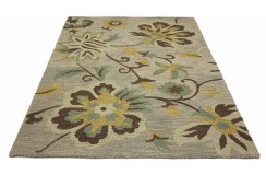 100% wełna gruby dywan z Indii 160x230cm slowers designerski