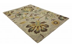 100% wełna gruby dywan z Indii 160x230cm slowers designerski