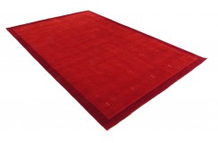 100% wełna dywan lori gabbeh z indii luksusowy 120x180cm czerwony