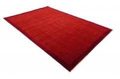 100% wełna dywan lori gabbeh z indii luksusowy 120x180cm czerwony