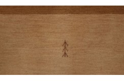100% wełna dywan lori gabbeh z indii luksusowy 140x200cm beżowy 