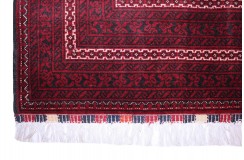 Turkmeński, etniczny wełniany dywan afgański Kunduz 200x300cm gęsty