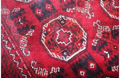 Turkmeński, etniczny wełniany dywan afgański Kunduz 200x300cm gęsty
