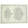 Nowoczesny beżowy dywan do salonu drzewo życia 100% wełniany tafting 160x230cm unikatowy design