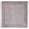 Piękny dywan Aubusson ręcznie tkany z Chin 250x250cm 100% wełna gładki fioletowy kwadratowy