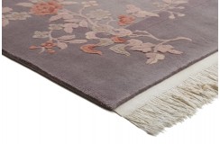 Przepiękny wełniany dywan kwiatowy Aubusson Chiny wełna 250x250