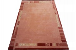 Dywan NEPAL z Indii ręcznie tkany 250x300cm wełna ceglasty