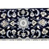 Ręcznie tkany dywan Nain z Iranu 70x140cm granatowy