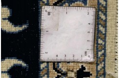 Ręcznie tkany dywan Nain z Iranu 70x140cm granatowy