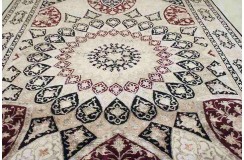 Tabriz Gumbad gęsto tkany dywan z Indii wełna + jedwab 180x260cm