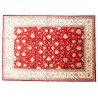 Dywan luksusowy Tabriz z naturalnej wełny i jedwabiu klasyczny ok 250x350cm Indie ręcznie tkany klasyczny czerwony