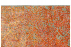 Jedwabny / wełniany dywan z Nepalu 200x300cm w stylu abstrakcyjnym