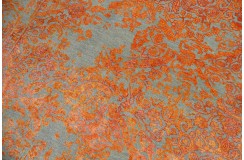 Jedwabny / wełniany dywan z Nepalu 200x300cm w stylu abstrakcyjnym