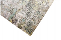 Jedwabny / wełniany dywan z Nepalu 200x300cm w stylu abstrakcyjnym