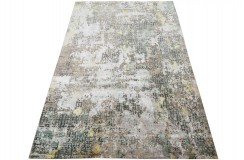 Jedwabny / wełniany dywan z Nepalu 200x300cm w stylu abstrakcyjnym