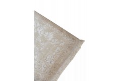 100% wełniany dywan z Nepalu 200x300cm beżowy ekskluzywny