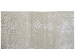 100% wełniany dywan z Nepalu 200x300cm beżowy ekskluzywny