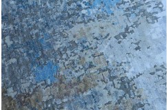 Jedwabny / wełniany dywan z Nepalu 200x300cm w stylu abstrakcyjnym