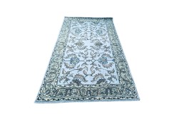 Klasyczny dywan z perskim wzorem wełna 155x245cm kwiatowy