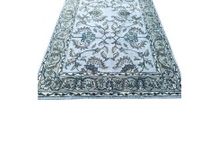 Klasyczny dywan z perskim wzorem wełna 155x245cm kwiatowy