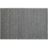 Szaroy dwustronny dywan płasko zaplatany z wełny filcowanej Paulig Beat Tweed 90x180cm