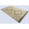 Gruby 2,5cm dywan Shaggy Berber z Indii ręcznie tkany 2x3m