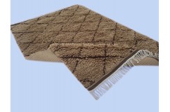 Gruby 2,5cm dywan Shaggy Berber z Indii ręcznie tkany 120x180cm