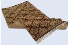 Gruby 2,5cm dywan Shaggy Berber z Indii ręcznie tkany 120x180cm