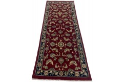 Luksusowy salonowy dywan Meszhed z Iranu 100% wełniany 76x201cm