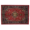 Czerwony ręcznie tkany kwiatowy perski dywan Meszhed (Maszad - Meshed) Iran 150x210cm 100% wełna, sygnowany