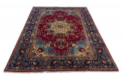 Luksusowy salonowy dywan Meszhed z Iranu 100% wełniany 205x275cm