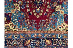 Luksusowy salonowy dywan Meszhed z Iranu 100% wełniany 205x275cm