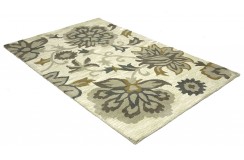 100% wełna gruby dywan z Indii 120x180cm flowers designerski