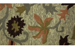 100% wełna gruby dywan z Indii 120x180cm flowers designerski