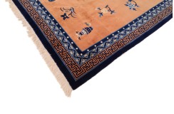 Przepiękny wełniany dywan Peking China Antik Finish 100%WEŁNA 200x300