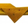 100% wełna dywan gabbeh z indii 80x300cm pomarańczowy chodnik
