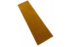 100% wełna dywan gabbeh z indii 80x300cm pomarańczowy chodnik