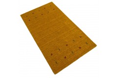 100% wełna gruby dywan handloom z Indii złoty 90x160cm