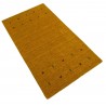 100% wełna gruby dywan handloom z Indii złoty 90x160cm