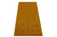 100% wełna gruby dywan handloom z Indii złoty 90x160cm