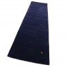 100% wełna dywan gabbeh z indii 80x300cm granatowy chodnik