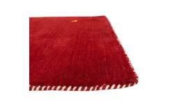 100% wełna dywan gabbeh z indii 80x300cm bordowy chodnik