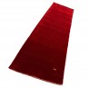 100% wełna dywan gabbeh z indii 80x300cm bordowy chodnik