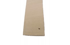 100% wełna dywan gabbeh z indii 80x300cm beżowy chodnik